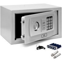 DEUBA Electronic Safe with Combination Lock 31x20x20cm Steel Furniture Silver