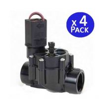 Rain Bird - Pack 4 Electrovalvula de riego 3/4'' 9V 075DV Compatible con programadores a bateria