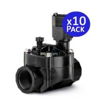 Lot de 10 Electrovanne d'arrosage Rain Bird 100HV 1'' 24V, pour les programmeurs électriques
