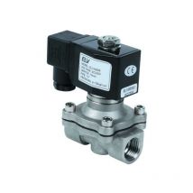 Electrovanne inox eau air fioul 1/2'' nf action directe