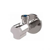 Cluro - Elegant Chrome Plated Angled Water Valve for Toilet 1/2' x 1/2' bsp