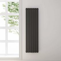Elegant - Design Heizkörper Anthrazit Flachheizkörper Heizung Vertikal Einlagig 1600x462mm