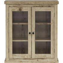 Teamson Home - Elegant Home Fashions Armoire Murale 2 Portes Chene Clair Reglable