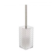 Escobillero blanco Milano – Plástico tratado – Accesorios de baño Feridras