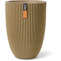 Elegante Niedrige Vase - Capi Europe - Groove Nl - 34 X 46 - Beige