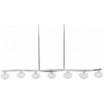 Pendel Leuchte Glas Spot Beleuchtung 7-flammig Hänge Lampe Massive 40677/11/10