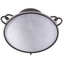 Lindby - Lámpara de techo 'Rando' en Gris Metal