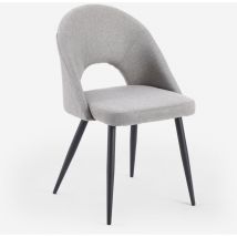 Eleganter Design-polsterstuhl Für Küche Und Esszimmer Jarla - Hellgrau