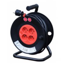 Elektrische Aufroller Ip20, Kabel Ho5, Länge 40 M, Kabel H05vv-f, 3g1,5 Mm², Gewicht 5,35 Kg