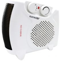 Suinga - Elektrischer Heizlüfter ET-TV05 mit zwei Heizstufen und Kaltluftventilator, 1000W-2000W, weiß