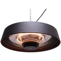 Infrarot Elektroheizkörper 2000w Für Innen- Und Außenbereich Kekai Top Design Decke 48,5x48,5x21,6 Cm Mit Fernbedienung