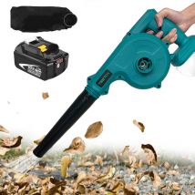 Elektrische Laubbläser Und Staubsauger, 2-in-1-akku-reiniger, Für Rasenlaubblasen, Schnee, Auto, Staubbeseitigung In Ecken + 5,5-a-akku (kein 