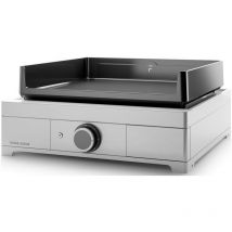 Forge Adour - Elektrische plancha 2500w emaillierte gusseisenplatte 44,5x41cm edelstahl modern e45i