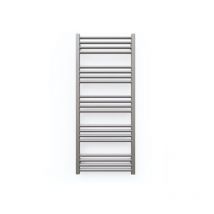 Grauer elektrischer Handtuchwärmer, 1380 mm hoch und 530 mm breit - 600 Watt - FIO1380/530E1RGR