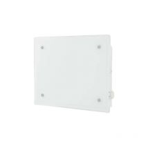 Adax - Elektrischer Heizkörper aus gehärtetem Glas Weiß - 250 w - eco 02 kbt