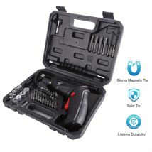 Dolaso - Elektrischer Schraubendreher, Akku-Bit-Schraubendreher, wiederaufladbar, 3,6 v Li-Ion, 3,5 N·m maximales Drehmoment, elektrischer