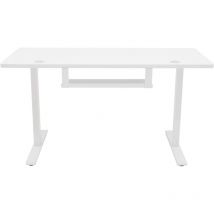 Elektrischer Stehschreibtisch, 120 cm, Sitz-Steh-Schublade, Ladeanschluss