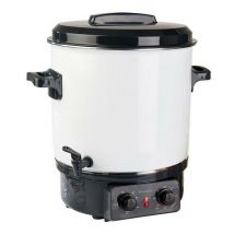 Domoclip - Elektrischer topfsterilisator mit wasserhahn und timer 27l 1800w dom334