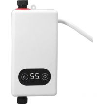 Sjlerst - Elektrischer Sofort-Warmwasserbereiter mit Speicherfunktion, Frequenzumwandlung, Wasserheizmaschine mit konstanter Temperatur, 220 v, 3400 w