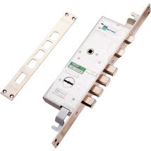 Mottura - Elektrisches Dreifach-Einsteckschloss für gepanzerte Türen Art. 72.14Ele e 47 - Kasten 234 x 78 mm