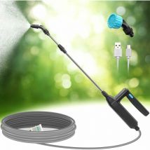 Start - Elektrisches Sprühgerät, Teleskoplanze, elektrisches Dachsprühgerät, USB-wiederaufladbares Gartensprühgerät, tragbares Gartensprühgerät mit