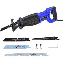 Dayplus - Elektro Säbelsäge Tigersäge Elektrischer Fuchsschwanz 2600w Mit 5 Sägeblätter