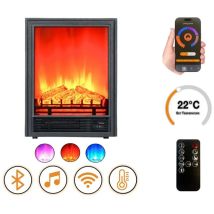 Elektrokamin Dlc Home Ef1 1800 W Bluetooth-lautsprecher Flammeneffekt Wlan Fernbedienung Heizung 17 27 C
