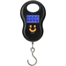 Kinsi - Elektronische Gepäckwaage, Tragbare Reisekofferwaage, Temperaturmessfunktion, Tarafunktion Max 50 Kg/110 Lb Für Reisen
