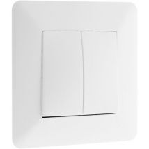 Doppelschalter weiß Artezo