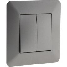 Zenitech - Wechselschalter Titanium - Doppelt - Artezo