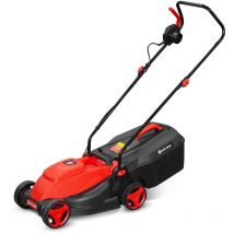 Elektrischer Rasenmäher 1300w - Schnittbreite 32cm, 3 Schnitthöhen, 25l Fangkorb - Elem Garden