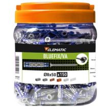 Elematic dowel bluefixva 8x50 jar 150 pcs