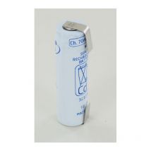 Exalium Premium - Elément 1.2V 700mAh NiCd format aa Arts + cosses à souder