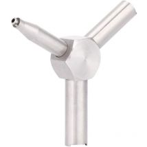 Lément clé de vanne pour Outil de Suppression de Chargeur de Chargeur de Magazine ksc wa Airsoft ksc ,Clé à valve triangulaire argent.. Debuns