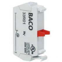 33R01 Élément de contact 1 nf à rappel 600 v 1 pc(s) - Baco