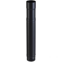 Element emaille reglable noir 510-860mm dn80mm