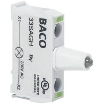 BA33SAWL Élément led blanc 12 v/dc, 24 v/dc 1 pc(s) - Baco