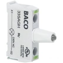 BA33SAGL Élément led vert 12 v/dc, 24 v/dc 1 pc(s) - Baco