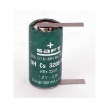Exalium Premium - Elément Saft vh Cs 3200 xl 1.2V 3Ah NiMh + cosses à souder