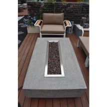 Gasfeuerstelle 'Hampton' in Beton-Optik - Elementi