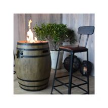 Gasfeuerstelle 'Porvoo' in Holzfass-Optik - Elementi