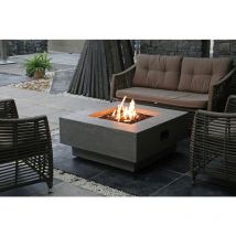 Gasfeuerstelle 'Raung' in Beton-Optik - Elementi