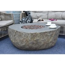 Gasfeuerstelle 'Vesuv' in Basalt-Optik - Elementi