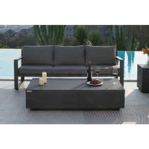 Elementi - colorado Table basse en béton résistant design 152.4 x 76.2 x 35.6 cm