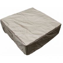 Wetterschutzhaube für Gasbrenner, braun, aus Kanevas Textil - Elementi