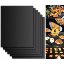 Accessori Da Cucina, Tappetino Da Forno Per Barbecue, Set Di 6 Teglie Da Forno Per Barbecue E Forno - 4033 Cm, Teglie Antiaderenti E Riutilizzabili 