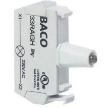 33RAGH Elemento led Verde 230 v/ac 1 pz. - Baco