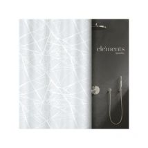 Spirella - rideau de douche Polyester fores 180x180cm Blanc Elements by