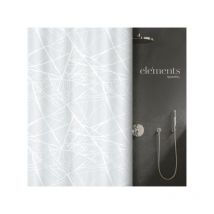 Spirella - rideau de douche Polyester fores 180x200cm Blanc Elements by