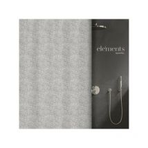 Spirella - rideau de douche Polyester ilo 240x180cm Gris Antharcite Elements by